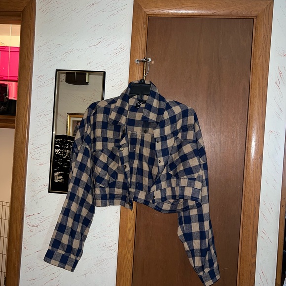 Windsor Cropped flannel jacket - Picture 7 of 8